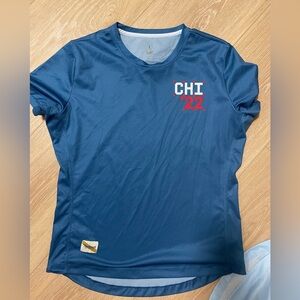 Tracksmith Chicago 2022 Marathon short sleeve t-shirt